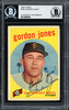 Gordon Jones Autographed 1959 Topps Card #458 San Francisco Giants Beckett BAS #12056626