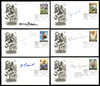 MLB Baseball Autographed First Day Covers Lot of 70 SKU #175959