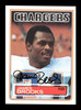 James Brooks Autographed 1983 Topps Card #372 San Diego Chargers SKU #176044