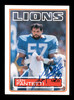 Ken Fantetti Autographed 1983 Topps Card #64 Detroit Lions SKU #176114