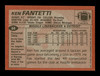 Ken Fantetti Autographed 1983 Topps Card #64 Detroit Lions SKU #176114