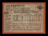 Ken Fantetti Autographed 1983 Topps Card #64 Detroit Lions SKU #176115