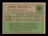 James Brooks Autographed 1984 Topps Card #176 San Diego Chargers SKU #176166