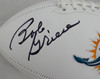 Bob Griese Autographed White Logo Football Miami Dolphins Beckett BAS Stock #177660
