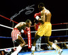 Sugar Ray Leonard Autographed 8x10 Photo vs. Thomas "Hitman" Hearns PSA/DNA Stock #177814