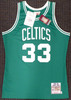 Boston Celtics Larry Bird Autographed Authentic Green Mitchell & Ness Jersey Size M Beckett BAS Stock #177712