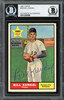 Bill Kunkel Autographed 1961 Topps Rookie Card #322 Kansas City A's Beckett BAS #12305969