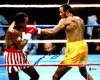 Sugar Ray Leonard Autographed 8x10 Photo vs. Thomas "Hitman" Hearns Beckett BAS Stock #178099