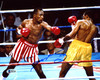 Sugar Ray Leonard Autographed 8x10 Photo vs. Thomas "Hitman" Hearns Beckett BAS Stock #178105