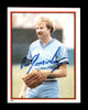 Dan Quisenberry Autographed 1983 Topps Sticker Card #74 Kansas City Royals SKU #178443