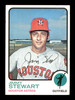 Jimmy Stewart Autographed 1973 Topps Card #351 Houston Astros SKU #178695