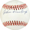 John Van Cuyk Autographed Official NL Baseball Brooklyn Dodgers PSA/DNA #F01881