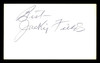 Jackie Fields Autographed 3x5 Index Card Welterweight Champ SKU #179752