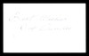 Joe Dundee Autographed 3x5 Index Card Welterweight Champ "Best Wishes" SKU #179755