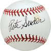 Pete Suder Autographed Official MLB Baseball Philadelphia A's Beckett BAS #V68042