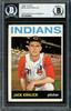 Jack Kralick Autographed 1964 Topps Card #338 Cleveland Indians Beckett BAS #12409434