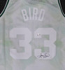 Boston Celtics Larry Bird Autographed Authentic Cloudy Skies Mitchell & Ness Jersey Beckett BAS #WA54260