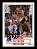 Kevin Duckworth Autographed 1990-91 Fleer Card #155 Portland Trail Blazers "Big Duck" SKU #183211