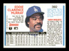 Eddie Murray Autographed 1992 Donruss Card #392 Los Angeles Dodgers SKU #183355