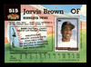 Jarvis Brown Autographed 1992 Stadium Club Rookie Card #515 Minnesota Twins SKU #183851