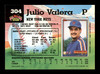 Julio Valera Autographed 1992 Stadium Club Card #304 New York Mets SKU #183856