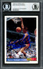 Dennis Rodman Autographed 1992-93 Upper Deck Card #242 Detroit Pistons Beckett BAS Stock #184853