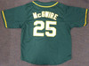 Oakland Athletics Mark McGwire Autographed Framed Green Jersey JSA Stock #185079