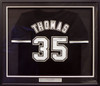 Chicago White Sox Frank Thomas Autographed Framed Black Jersey Beckett BAS Stock #185081