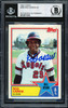 Rod Carew Autographed 1983 Topps All Star Card #386 California Angels Beckett BAS #12511916