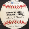 Sibby Sisti Autographed Official NL Baseball Boston Braves Beckett BAS #Y93168