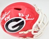 Herschel Walker Autographed Georgia Bulldogs Speed Mini Helmet "Heisman 82" Beckett BAS Stock #185958