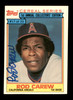 Rod Carew Autographed 1984 Ralston Purina Card #17 California Angels SKU #186652