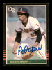 Rod Carew Autographed 1985 Donruss Card #85 California Angels SKU #186676