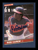 Rod Carew Autographed 1986 Donruss Card #280 California Angels SKU #186699