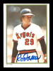 Rod Carew Autographed 1986 Topps All Star Set Card #16 California Angels (Smear) SKU #186719