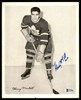 Fleming Mackell Autographed 1945-54 Quaker Oats 8x10 Photo Toronto Maple Leafs Beckett BAS #Y92504