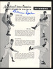 1957 Milwaukee Braves Autographed World Series Program With 5 Total Signatures Including Hank Aaron & Warren Spahn Beckett BAS #AA00297