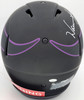 Warren Moon Autographed Minnesota Vikings Eclipse Black Full Size Speed Authentic Helmet "HOF 06" MCS Holo Stock #187024