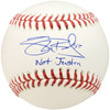 Shane Bieber Autographed Official MLB Baseball Cleveland Indians "Not Justin" Beckett BAS Stock #187029