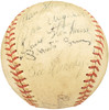 1950-1960's Minor League Players Autographed League Baseball With 19 Signatures Incl. Fred Hutchinson Beckett BAS #AA00352