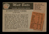 Matt Batts Autographed 1955 Bowman Card #161 Baltimore Orioles SKU #187909