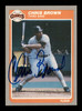 Chris Brown Autographed 1985 Fleer Update Rookie Card #U-11 San Francisco Giants SKU #187991