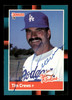 Tim Crews Autographed 1988 Donruss The Rookies Rookie Card #20 Los Angeles Dodgers SKU #188546
