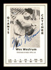Wes Westrum Autographed 1979 Diamond Greats Card #44 New York Giants SKU #188668