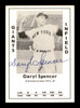 Daryl Spencer Autographed 1979 Diamond Greats Card #49 New York Giants SKU #188671