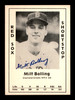 Milt Bolling Autographed 1979 Diamond Greats Card #245 Boston Red Sox SKU #188853
