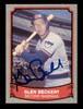Glenn Beckert Autographed 1989 Pacific Card #142 Chicago Cubs SKU #189139
