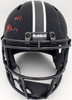 Jaycee Horn Autographed South Carolina Gamecocks Eclipse Black Replica Speed Full Size Helmet On Front Beckett BAS Stock #190012