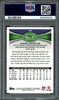 Russell Wilson Autographed 2012 Topps Chrome Rookie Card #40 Seattle Seahawks Card Grade Mint 9 (Smear) PSA/DNA #50466458