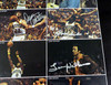 1978-79 NBA Champions Seattle Supersonics Autographed 17x22 Poster Photo With 9 Total Signatures Including Fred Brown & Lenny Wilkens MCS Holo #51049